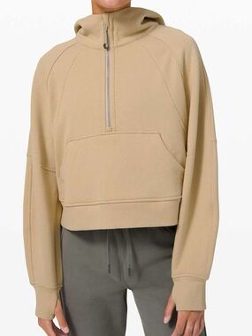 Lululemon Trench Scuba Oversized 1/2 Zip Hoodie Size M/L
